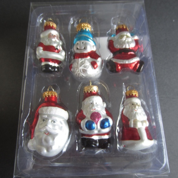 Christmas Ornaments 7 Different Figures colorful  Holiday - Picture 2 of 10